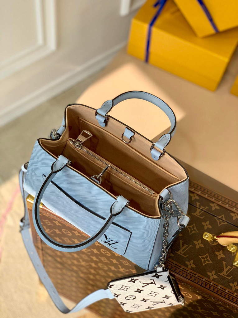 LV M59950 Louis Vuitton Marelle Tote BB Blue