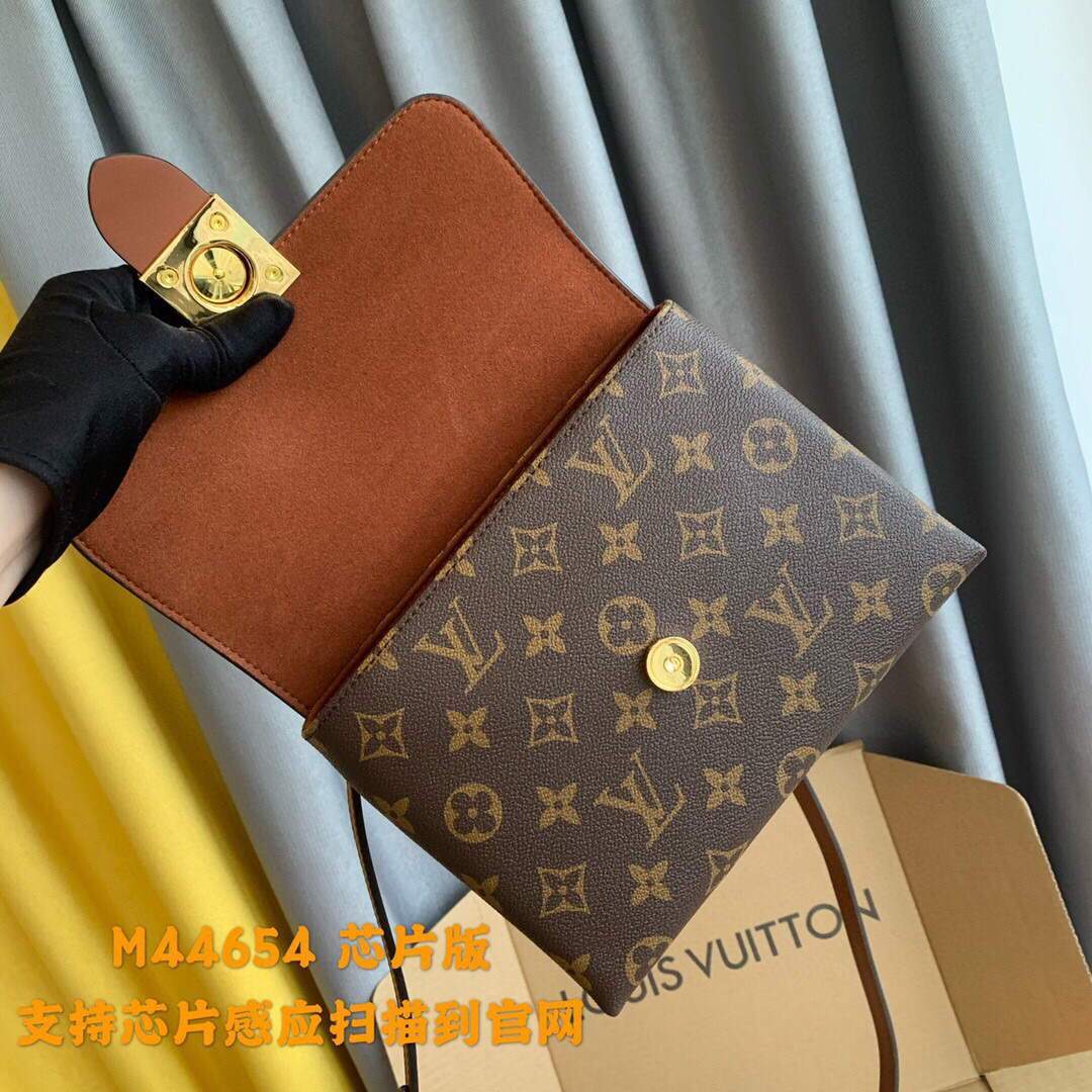 LV M44654 Louis Vuitton Locky BB Monogram Brown M44141 Bag