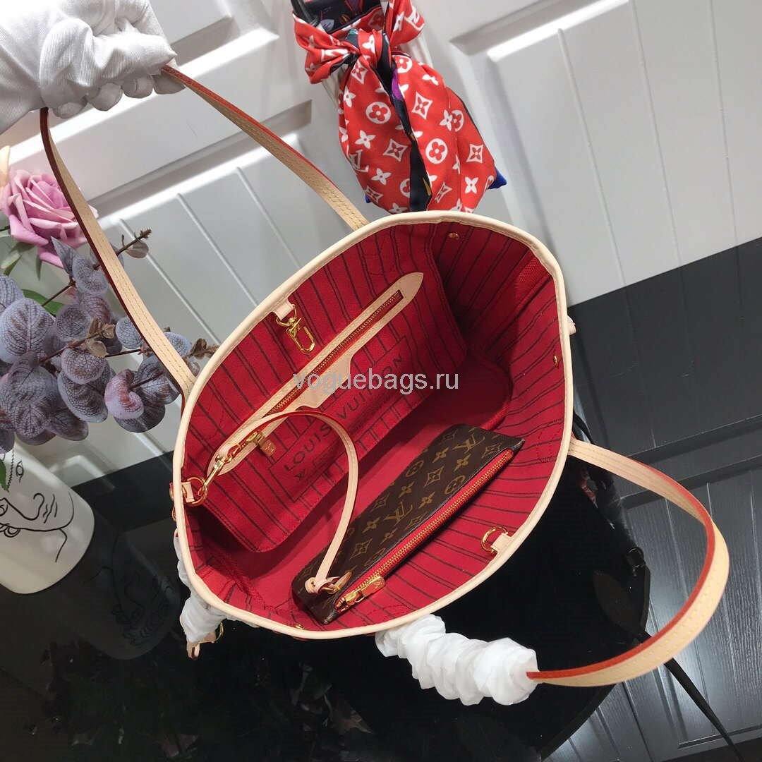 LV M41245 Louis Vuitton N41362 Neverfull PM Monogram Bag Red