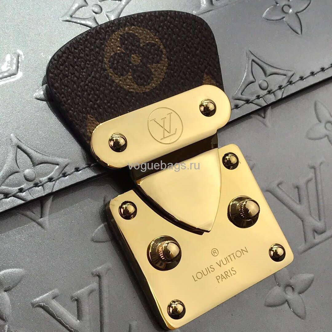 Lv M90502 Louis Vuitton Spring Street Monogram Vernis Bag M90375 Gray
