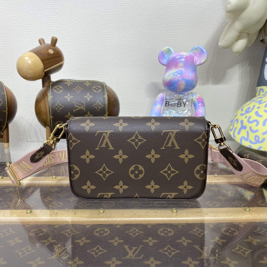 LV M80091 Louis Vuitton F��licie Strap   Go Bag Pink