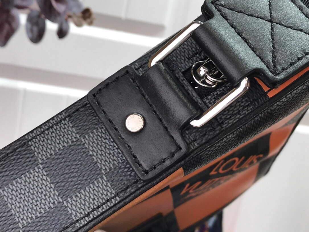 LV N40421 Louis Vuitton Alpha Messenger Bag Damier Graphite