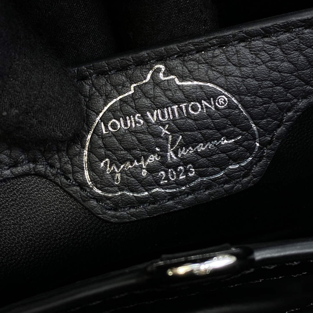 LV M21663 Louis Vuitton LV x YK Capucines BB Bag Black