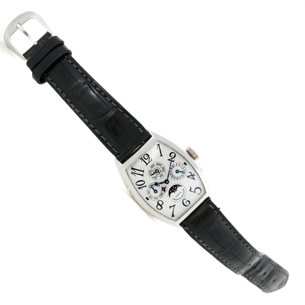 Franck Muller Casablanca Perpetual Calendar Platinum Mens Watch 5850 QP