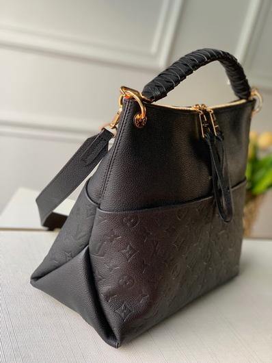 LV M45522 Louis Vuitton Maida Hobo Tote Bag Black
