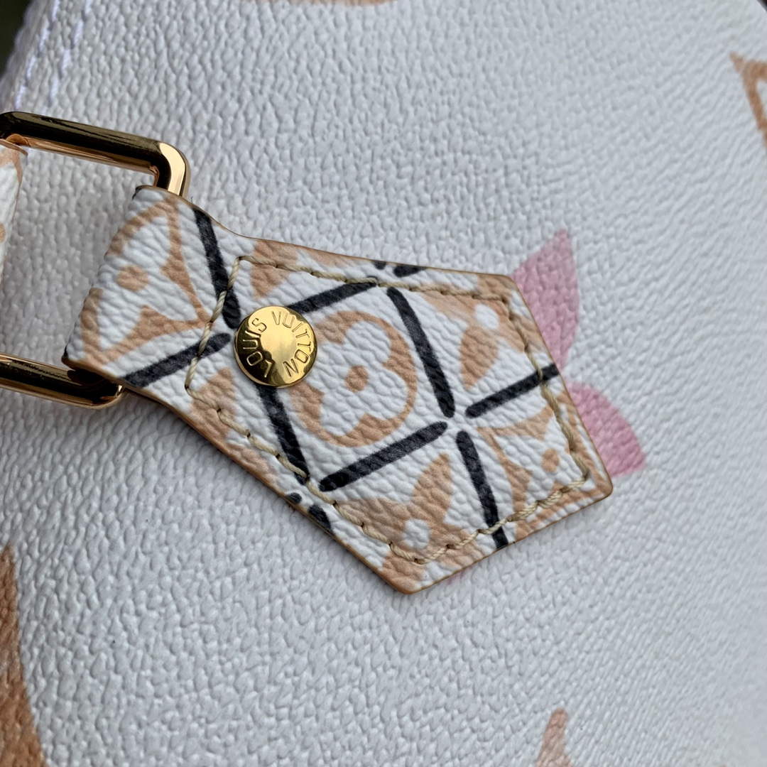 LV M22987 Louis Vuitton Speedy Bandouli��re 25 Handbag Beige