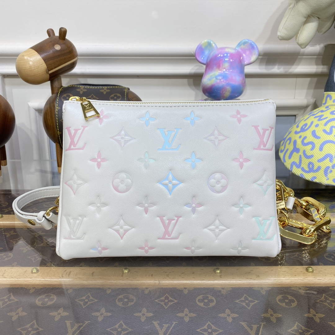 LV M22993 Louis Vuitton Coussin BB Handbag Quartz   Multicolor