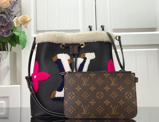 LV M56963 Louis Vuitton M56958 Neonoe MM Bag Black