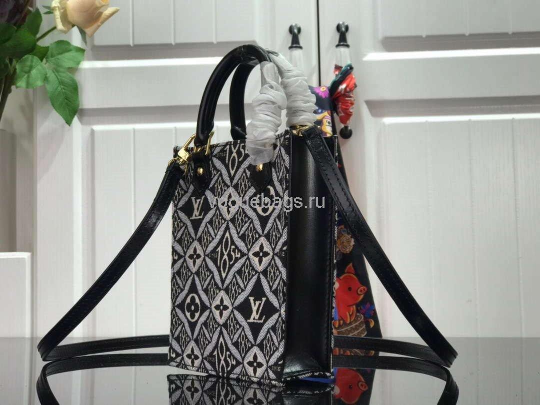 LV M69846 Louis Vuitton Since 1854 Petit Sac Plat Bag Bordeaux Gray