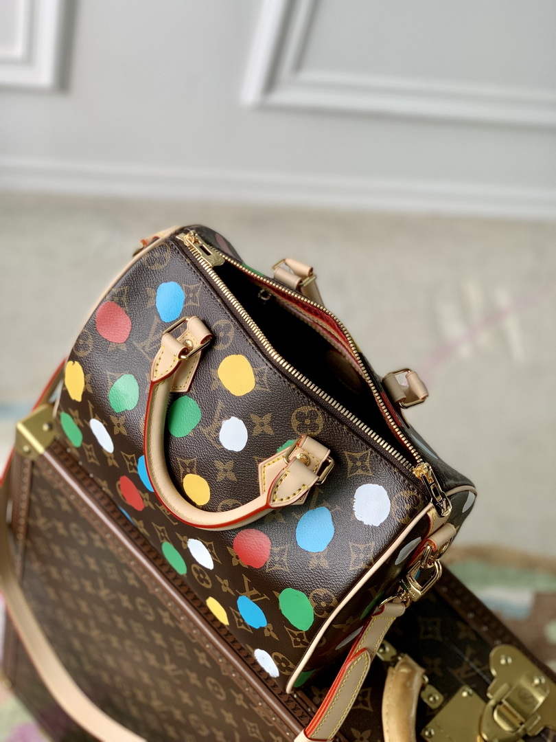LV M46433 Louis Vuitton LV x YK Speedy Bandouliere 25 Bag