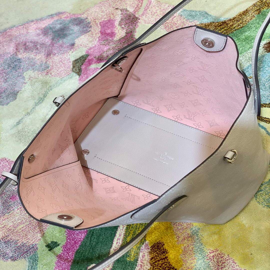 Louis Vuitton Hina MM Mahina LV M53140 Bag M57535 Gray