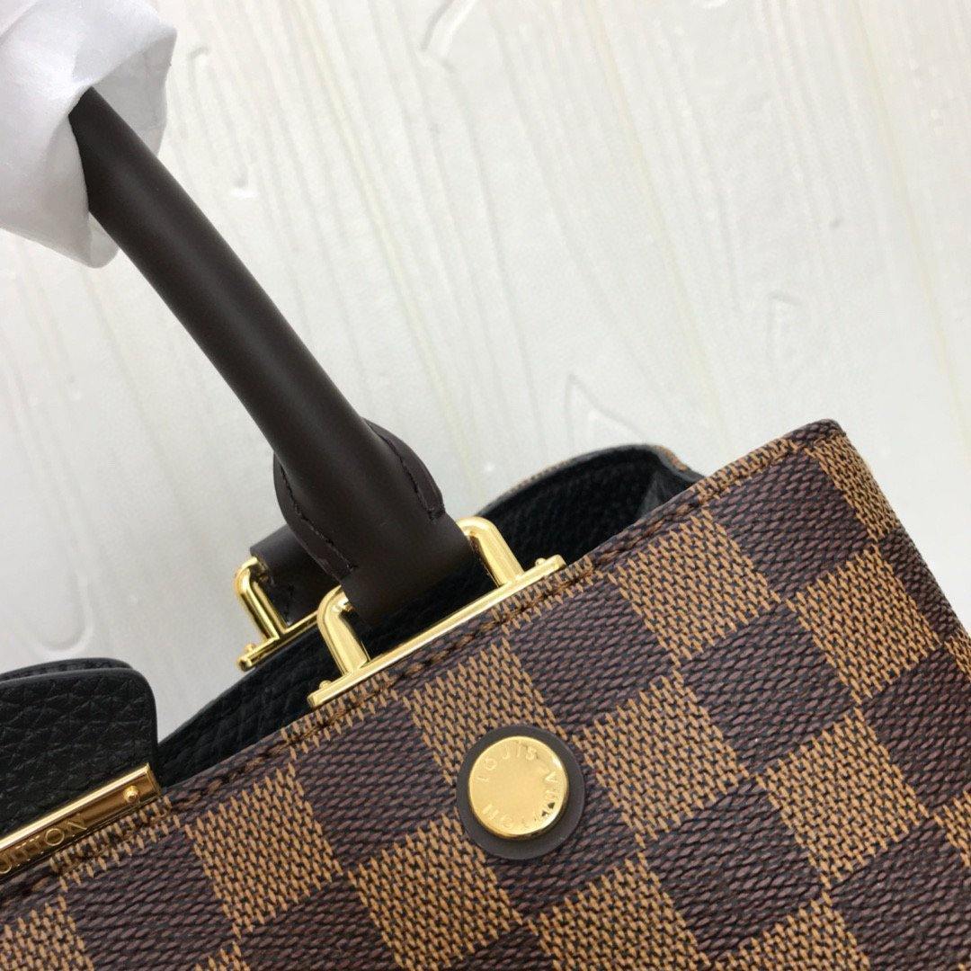 LV N41673 Louis Vuitton N41674 Brittany BB Tote Damier Ebene Black
