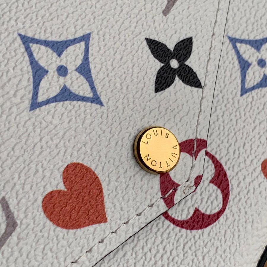 LV M80232 Louis Vuitton M69977 Game on Felicie Pochette Bag White