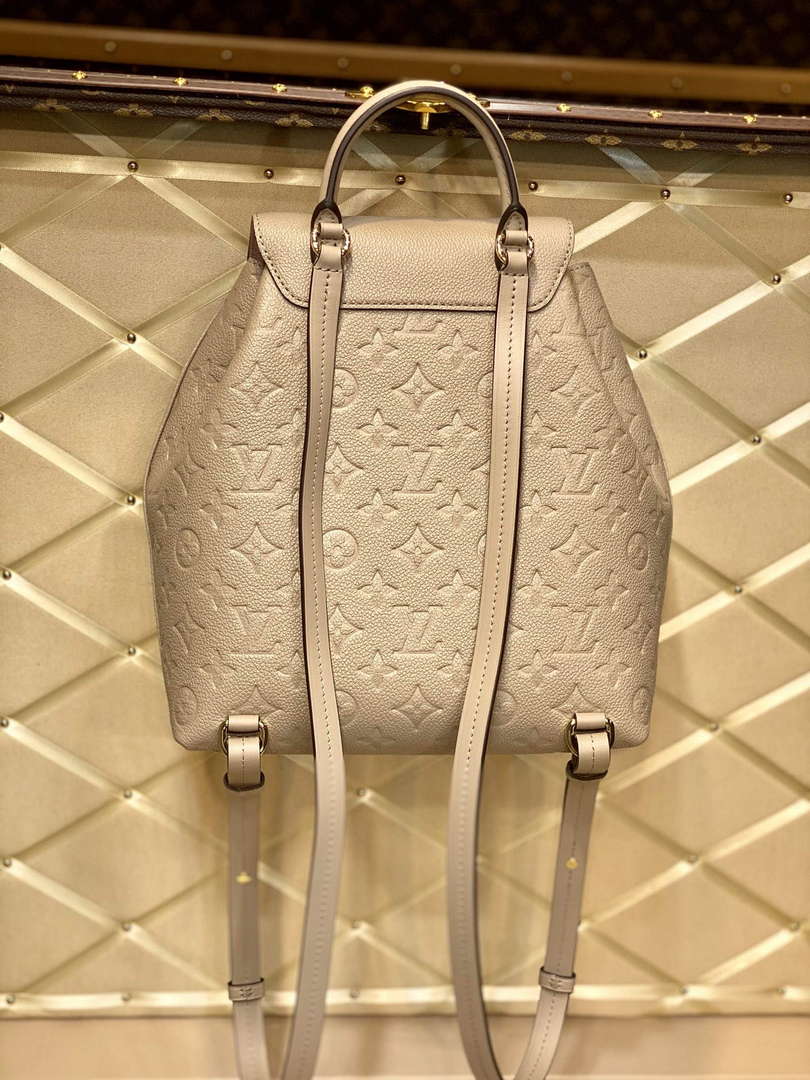 LV M45410 Louis Vuitton Montsouris Backpack Tourterelle Grey