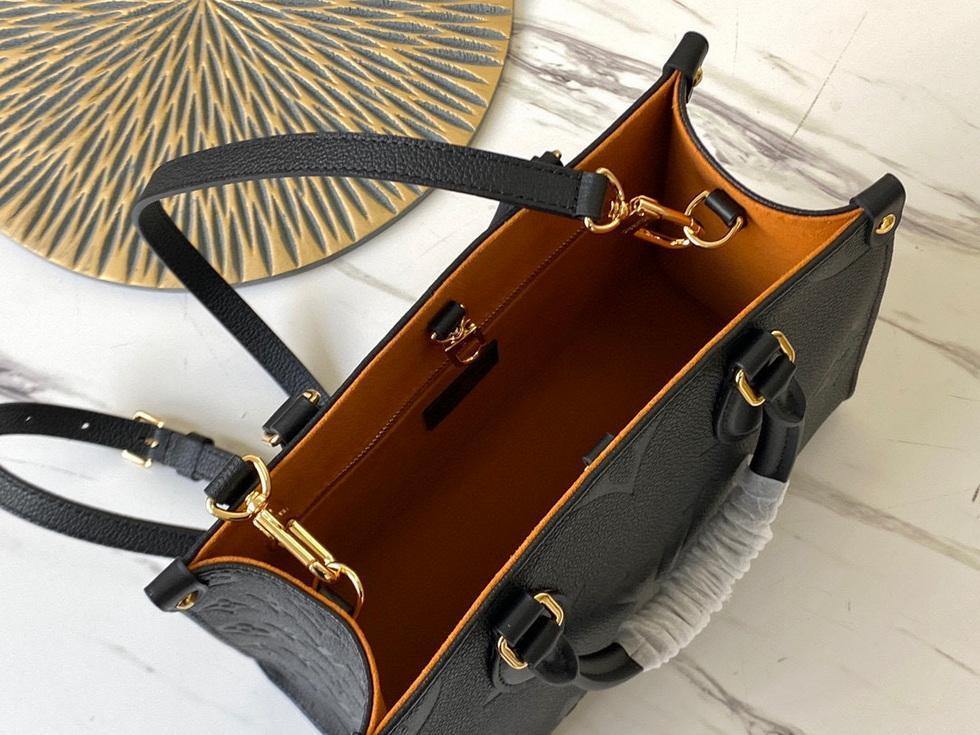 LV M45653 Louis Vuitton Onthego Pm Tote M45660 Bag Black