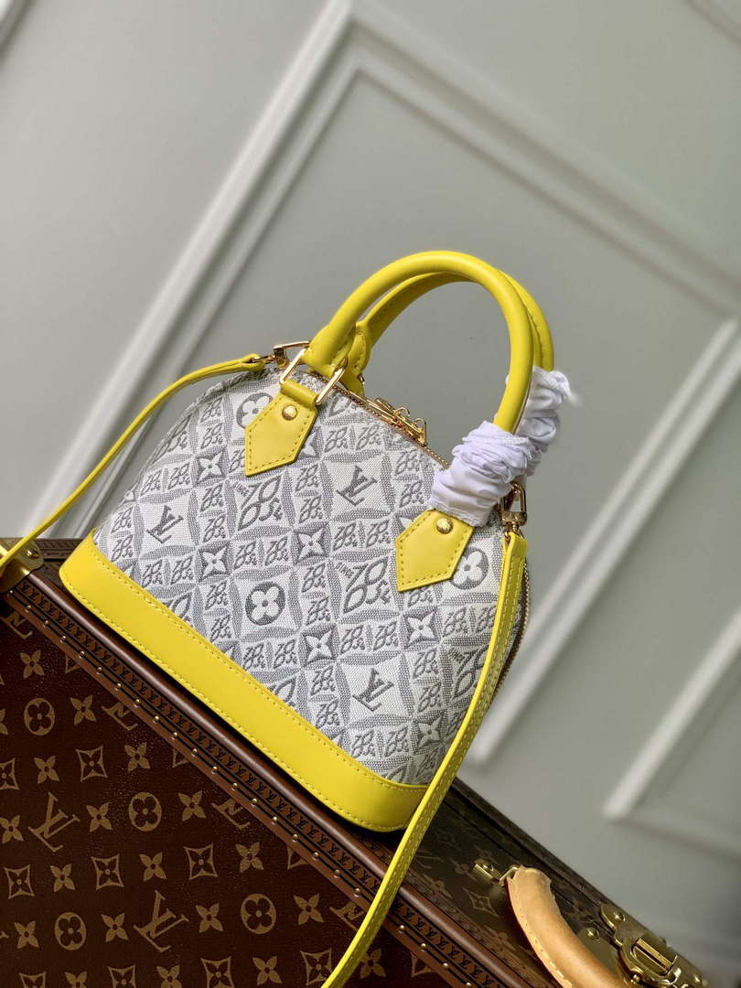 LV N40447 Louis Vuitton Alma BB Bag Yellow