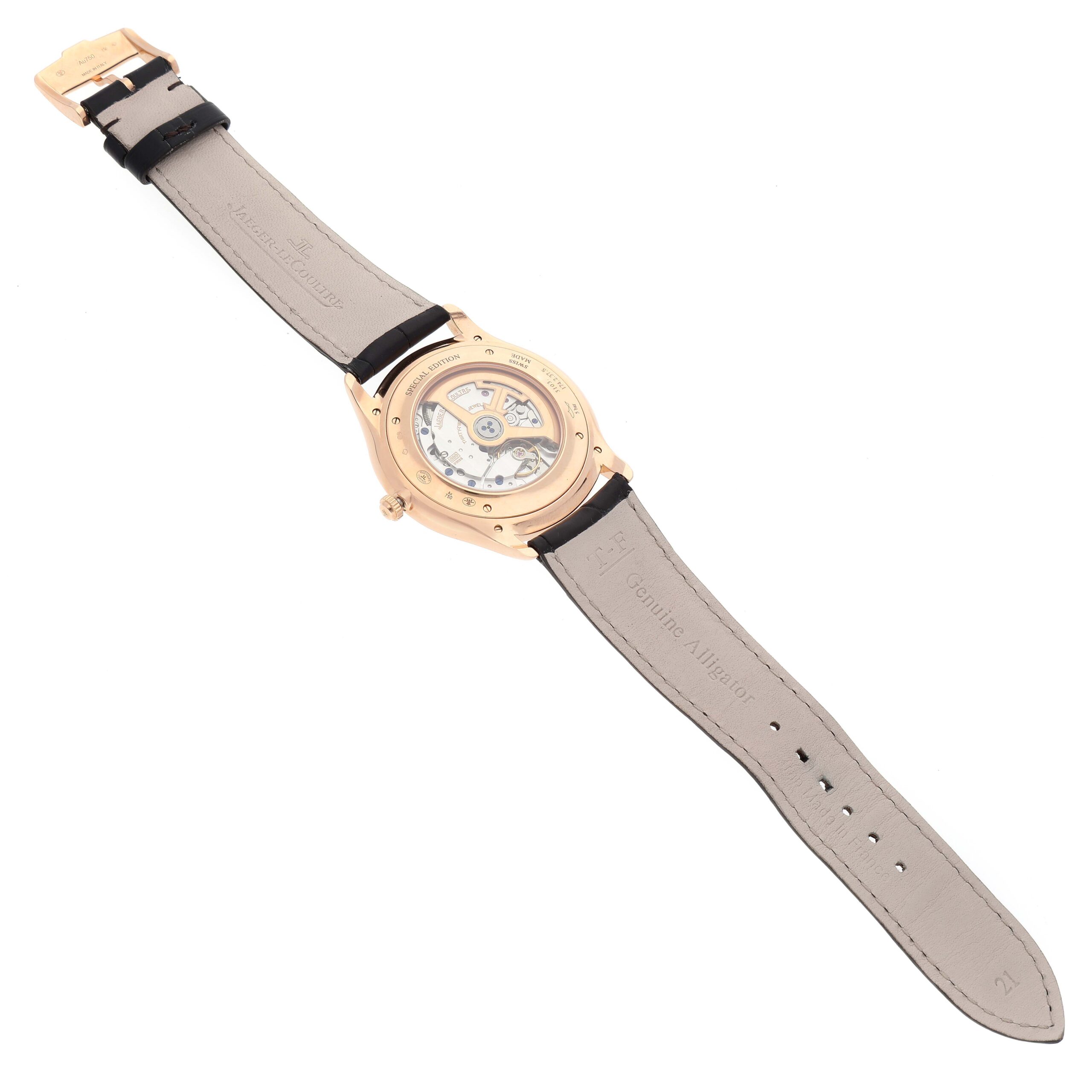 Jaeger Lecoultre Master Grande Ultra Thin Rose Gold Mens Watch 174.2.37.S