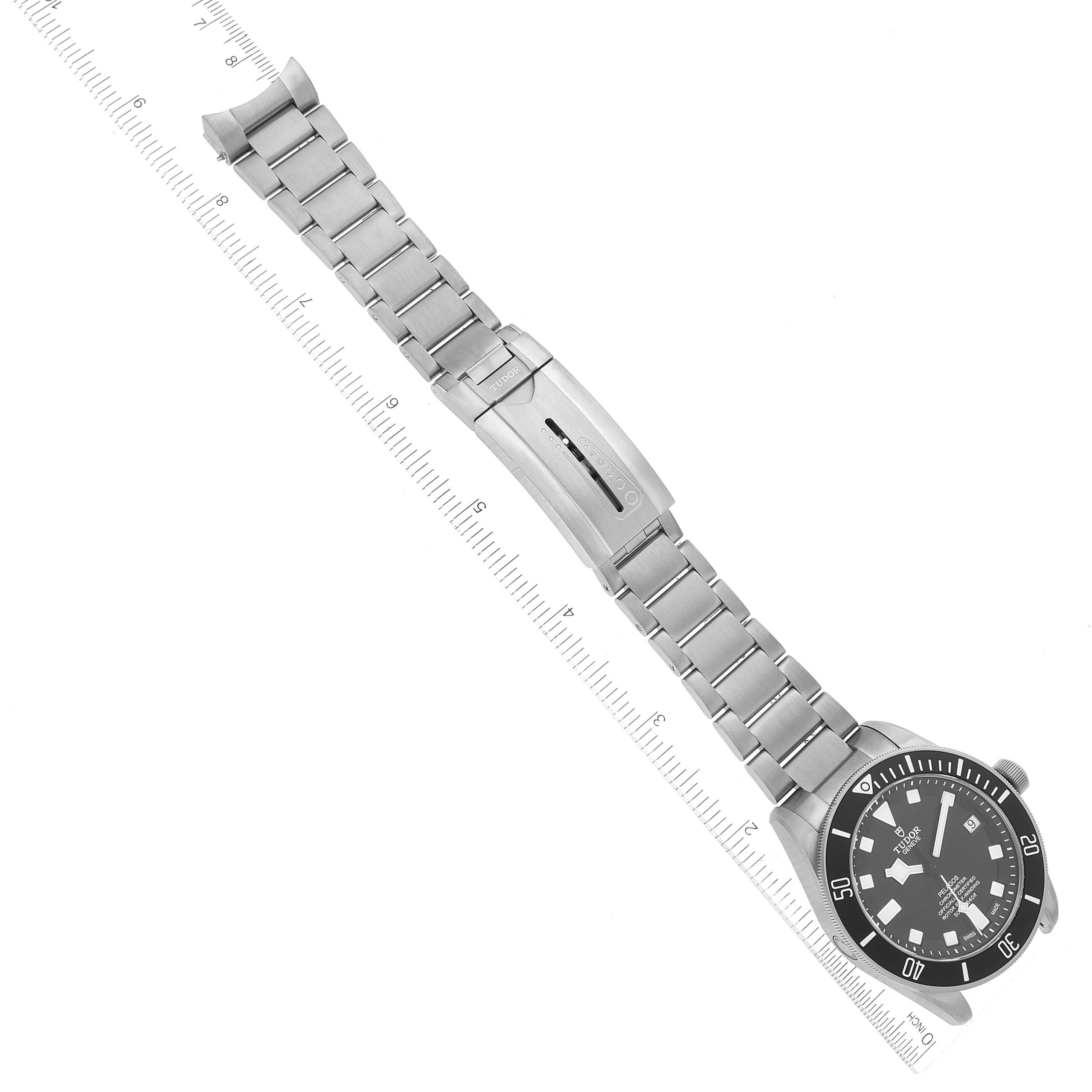 Tudor Pelagos Black Dial Titanium Mens Watch 25600TN Box Card