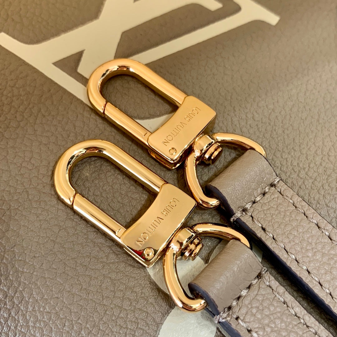 LV M45779 Louis Vuitton Onthego Pm Bag leather Gray