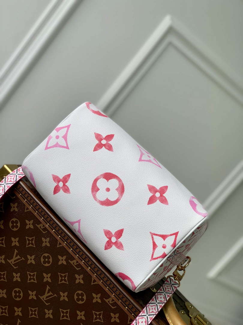 LV M23073 Louis Vuitton Speedy Bandouli��re 25 Handbag Pink