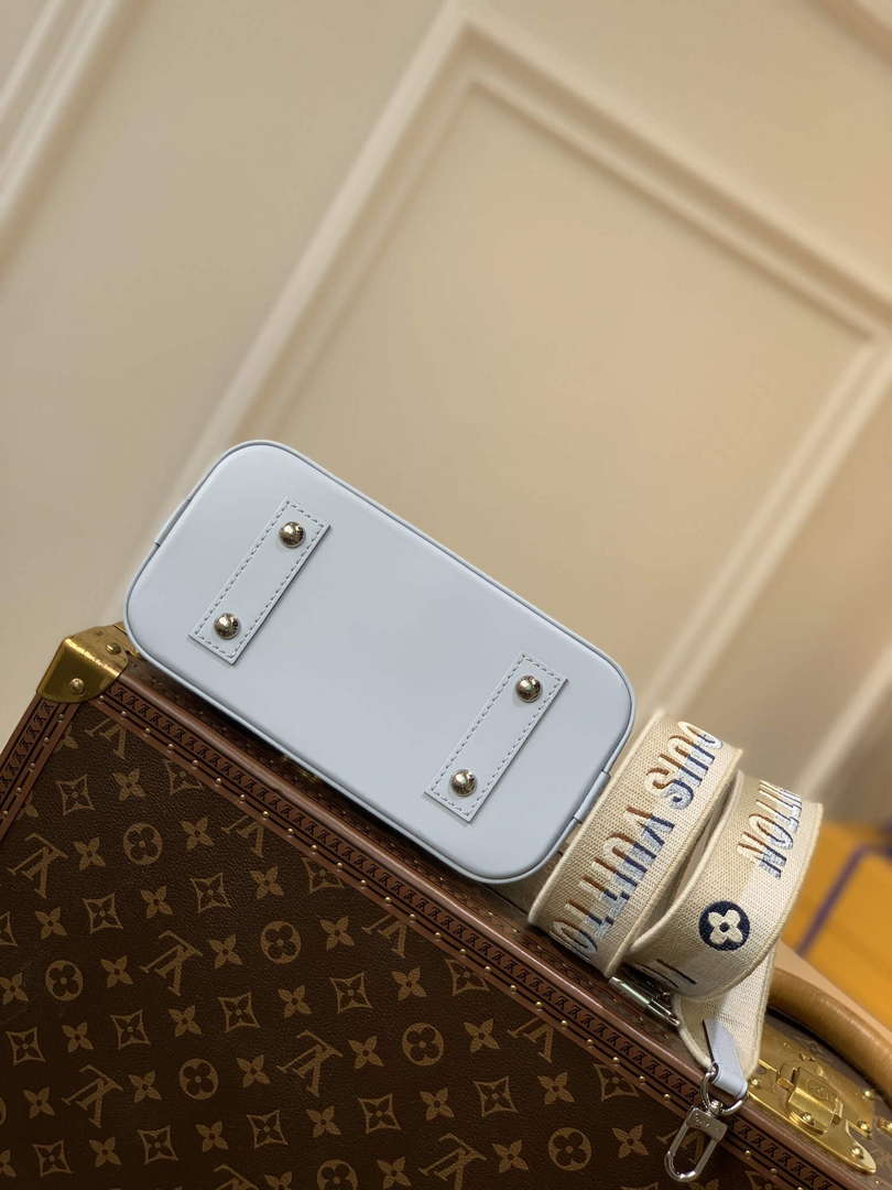 LV M59345 Louis Vuitton Alma BB Bag Blue