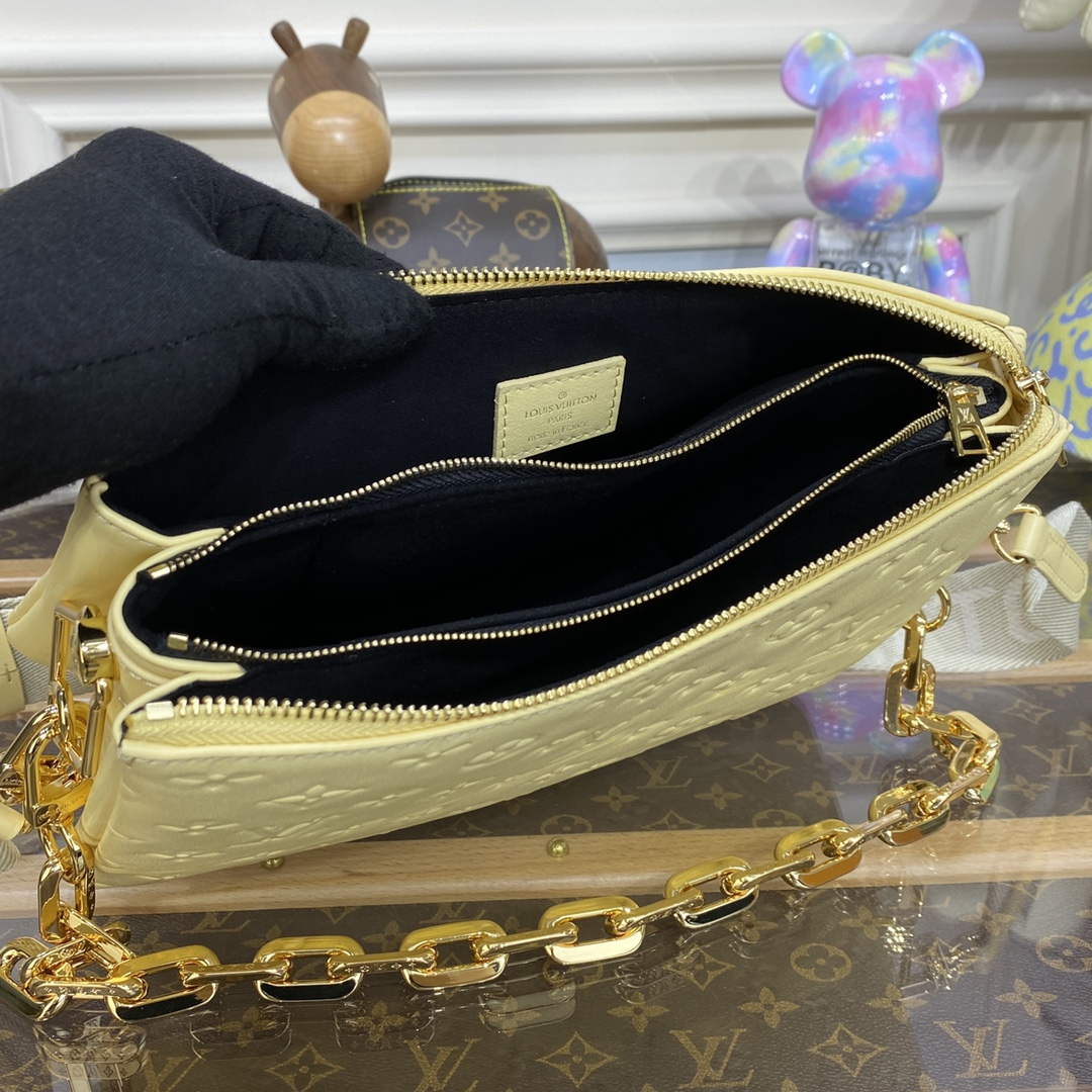 LV M20378 Louis Vuitton Coussin PM Bag lemon yellow
