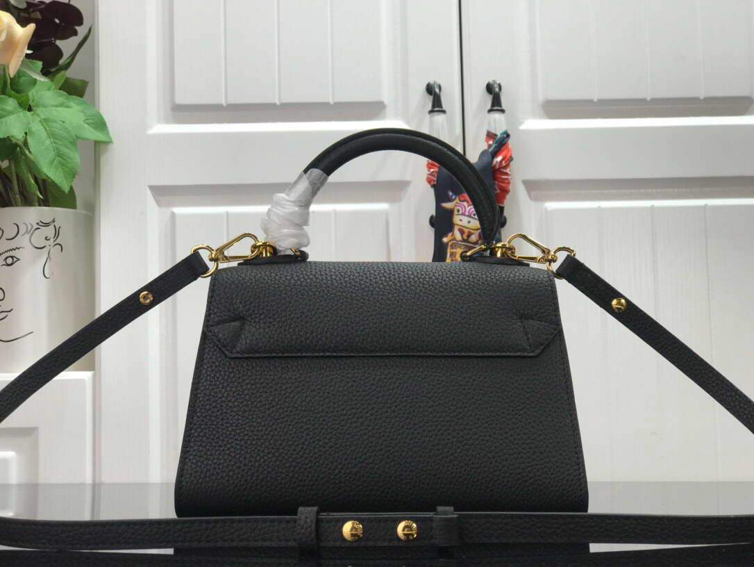 LV M57093 Louis Vuitton Twist one Handle PM M57214 Taurillon Leather Black