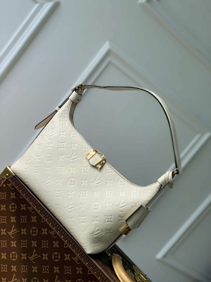 LV M46609 Louis Vuitton Sac Sport Bag Cr��me Beige
