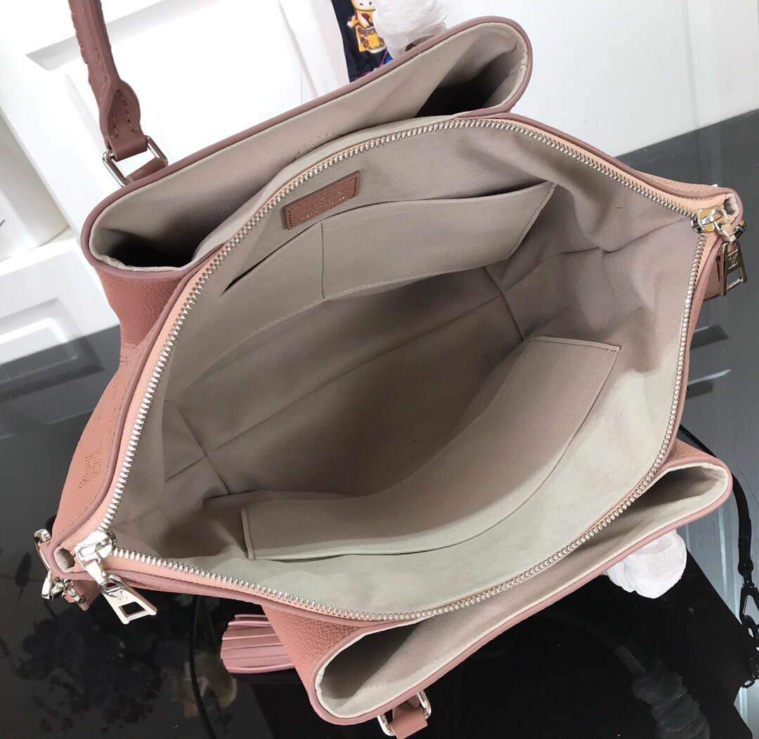 LV M55030 Louis Vuitton Haumea Mahina Bag M55031 Magnolia Pink