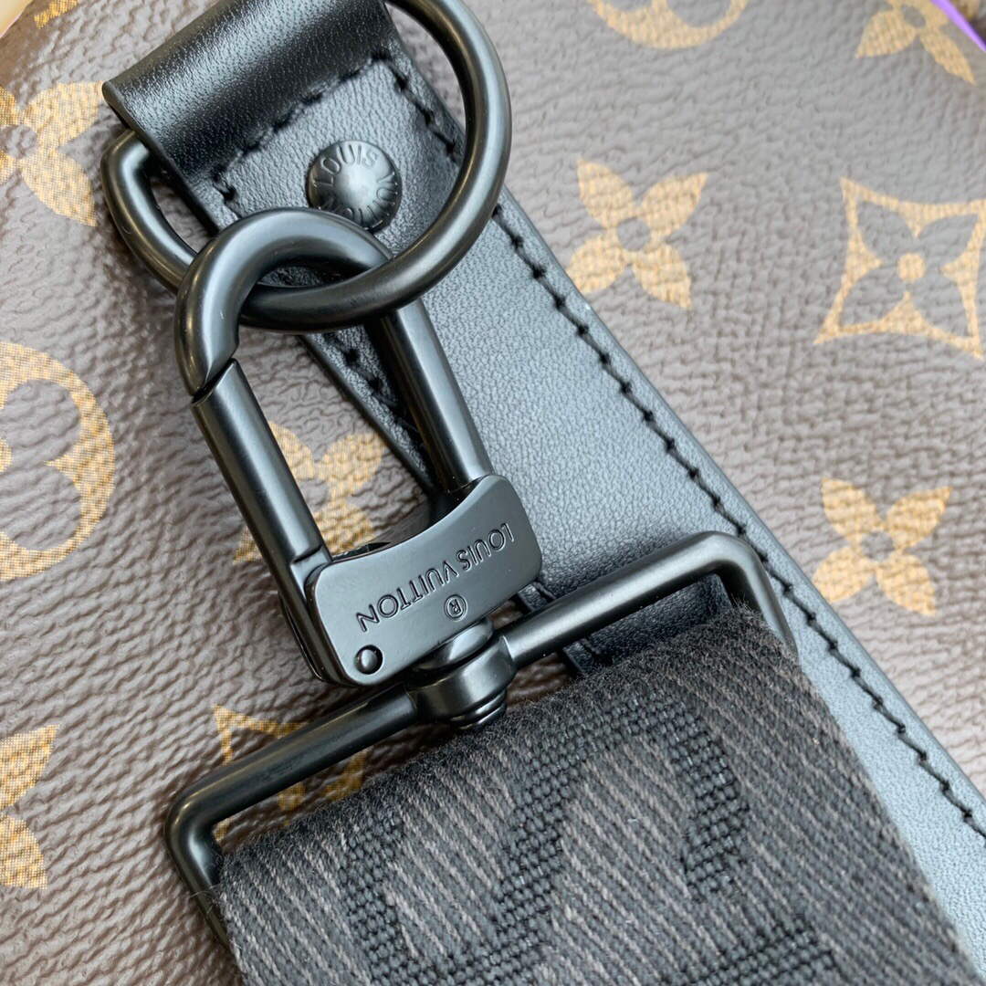 LV M46259 Louis Vuitton Keepall Bandouliere 50 Bag Purple