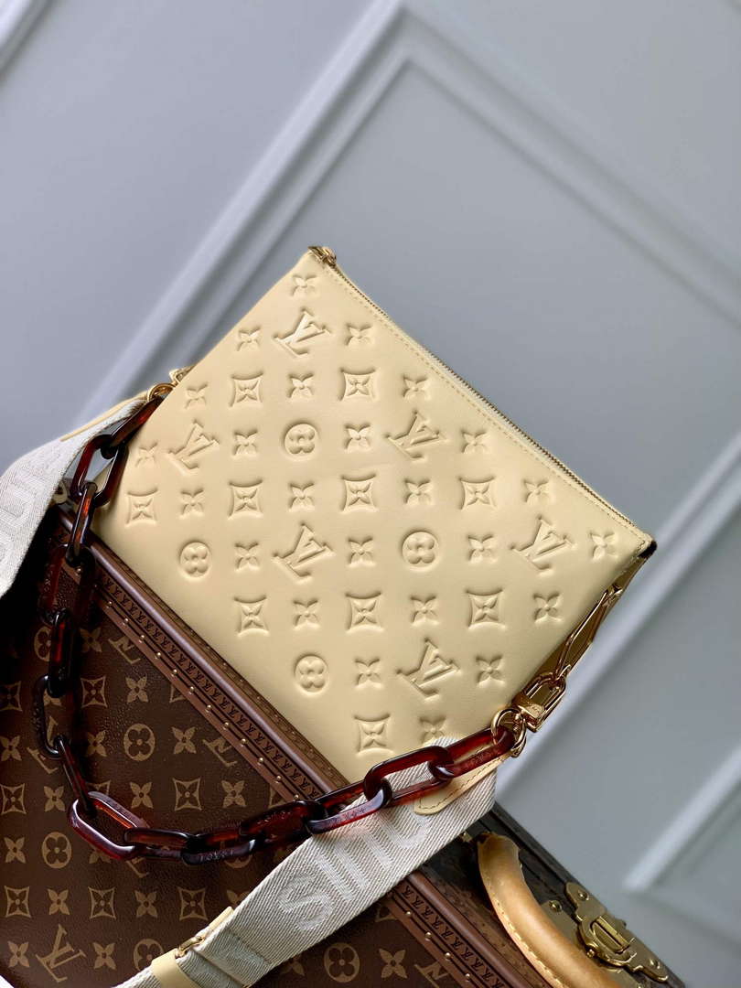 LV M57790 Louis Vuitton Coussin PM Handbag Yellow