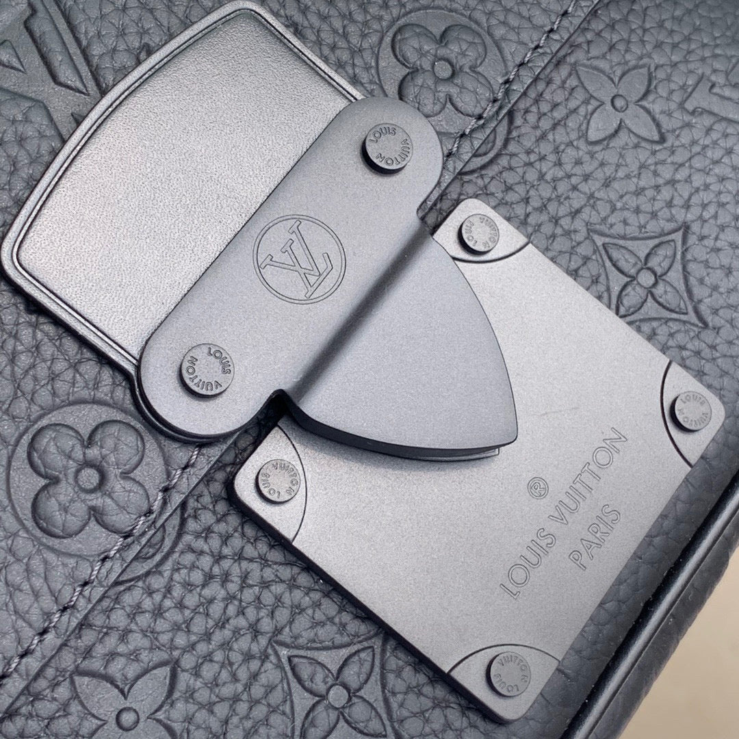 LV Louis Vuitton M58487 S Lock Sling Black