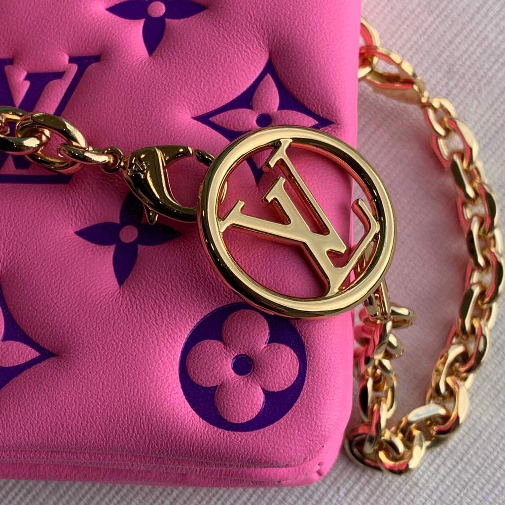 Louis Vuitton M80745 Pochette Coussin LV M80742 Pink Purple