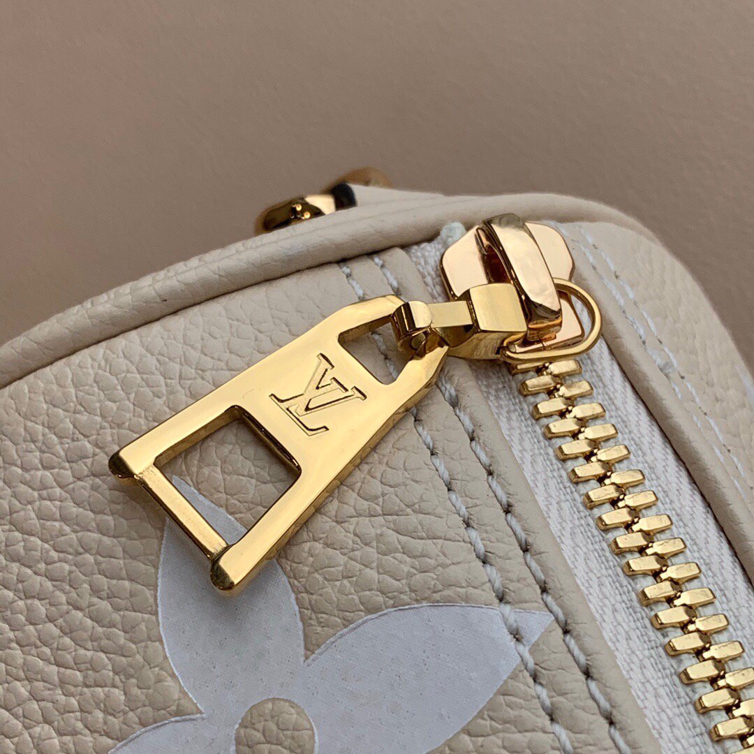 LV M45708 Louis Vuitton Papillon BB Bag Cream Saffron
