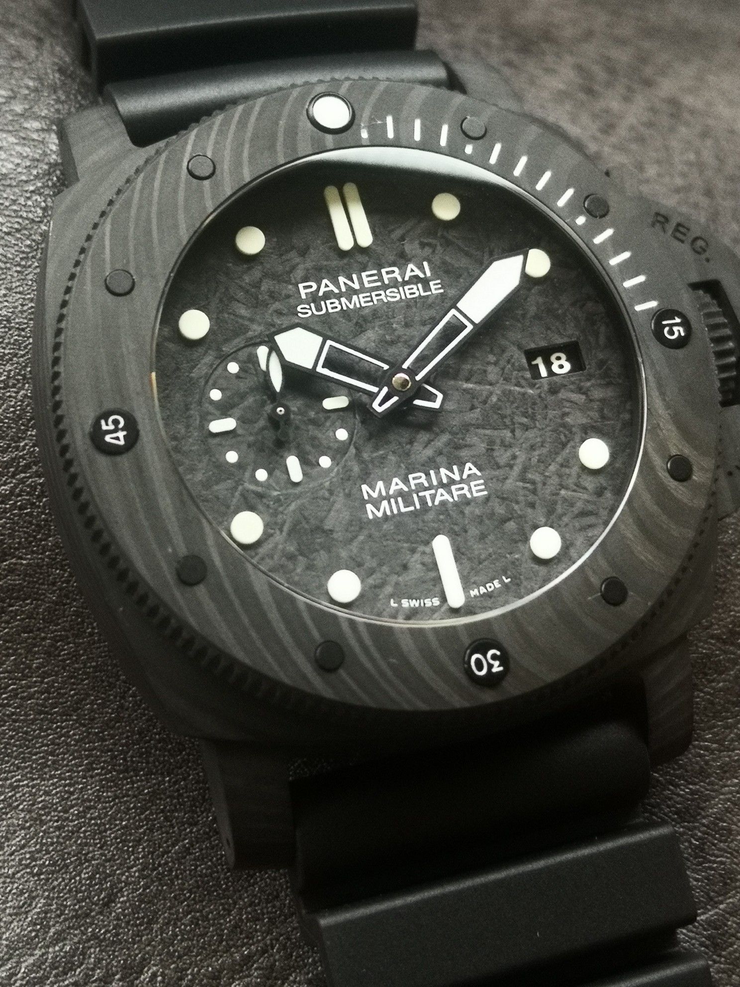 Panerai SUBMERSIBLE Stealth Series PAM00979 watch
