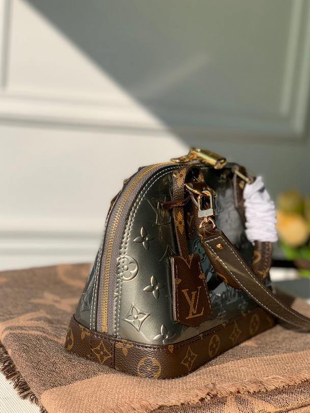 LV M90584 Louis Vuitton Alma BB Monogram Bag M90583 Silver