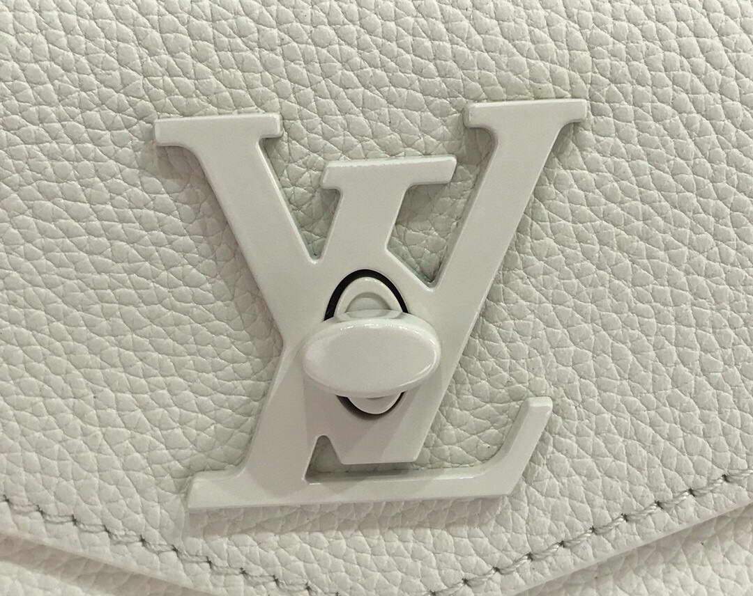 LV M55817 Louis Vuitton Lockme Tote PM Leathers M55845 Bag White