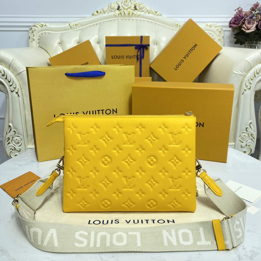 LV M20378 Louis Vuitton Coussin PM Bag Yellow