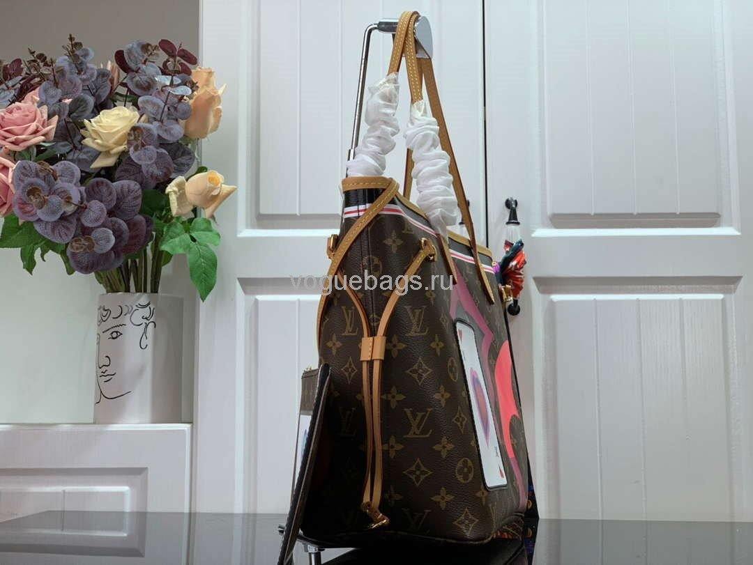LV M57452 Louis Vuitton Game On Neverfull MM Monogram Canvas