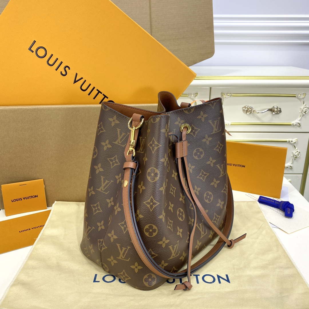 LV M44887 Louis Vuitton MM NONO Bag Monogram Caramel Brown