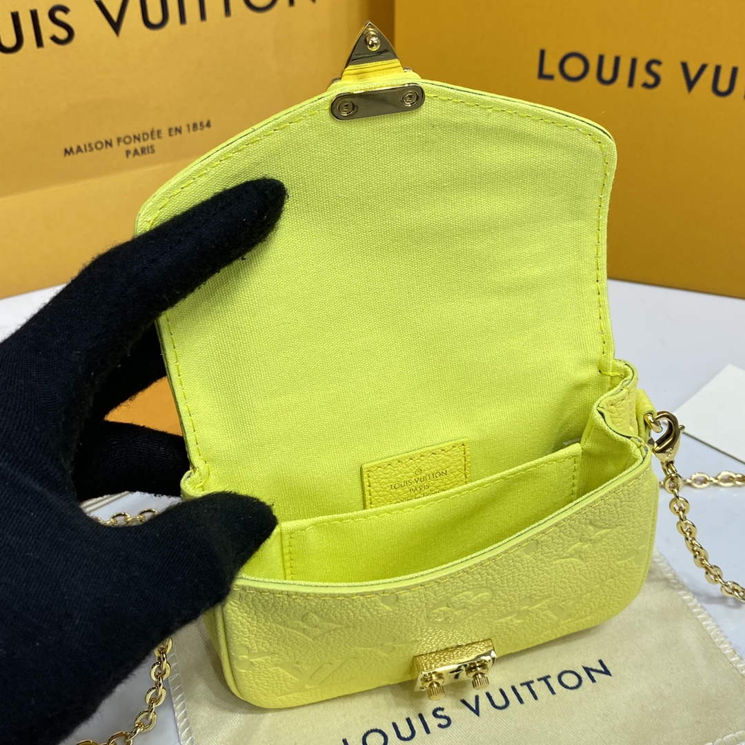 LV M81407 Louis Vuitton Micro M��tis Bag Yellow