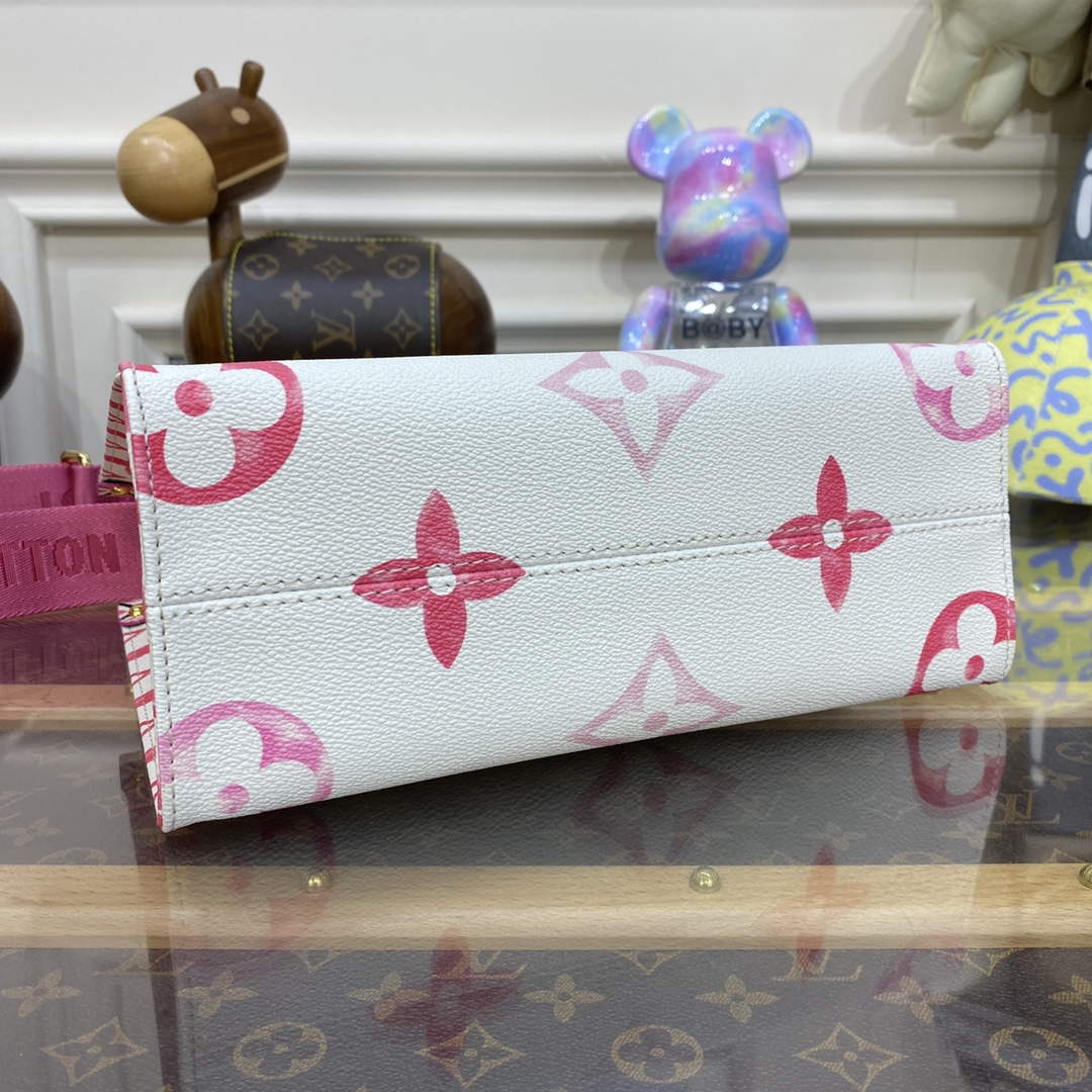 LV M22976 Louis Vuitton OnTheGo PM Handbag Pink