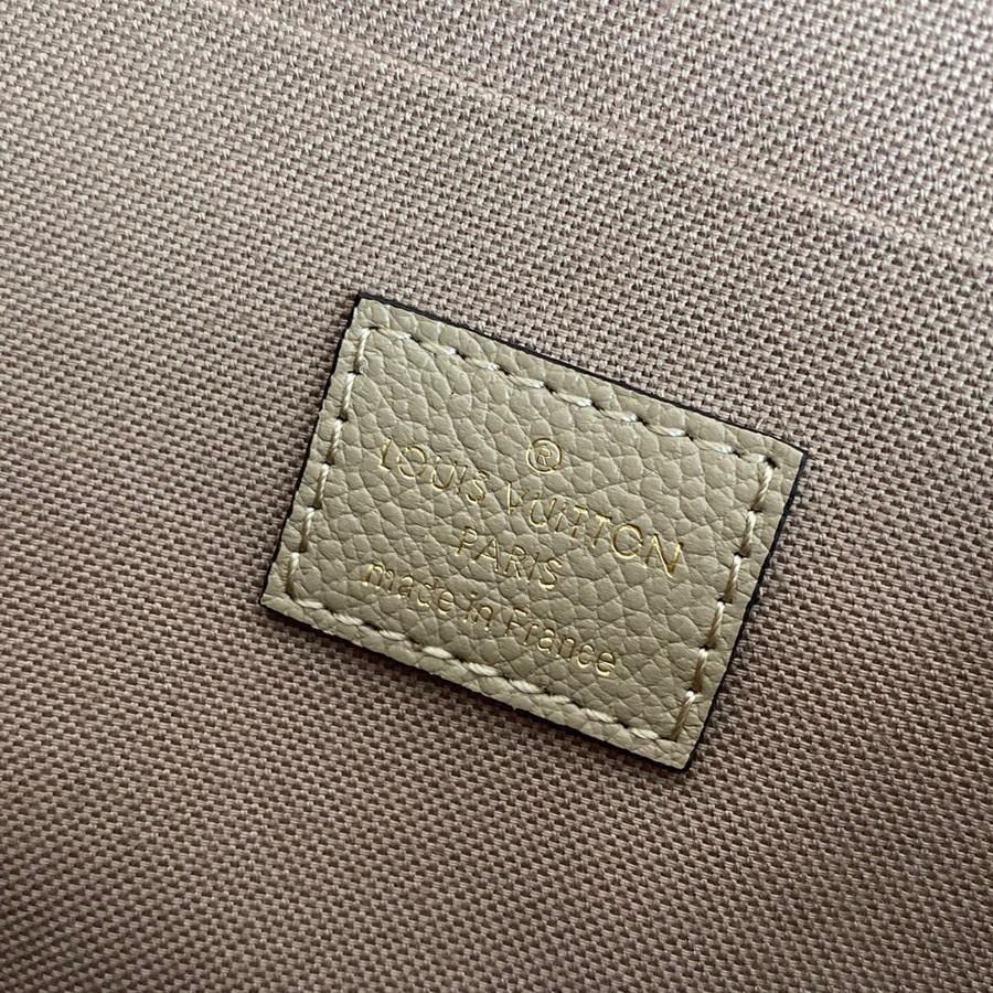LV M69977 Louis Vuitton M80482 Game on Felicie Pochette Bag Gray and Cream