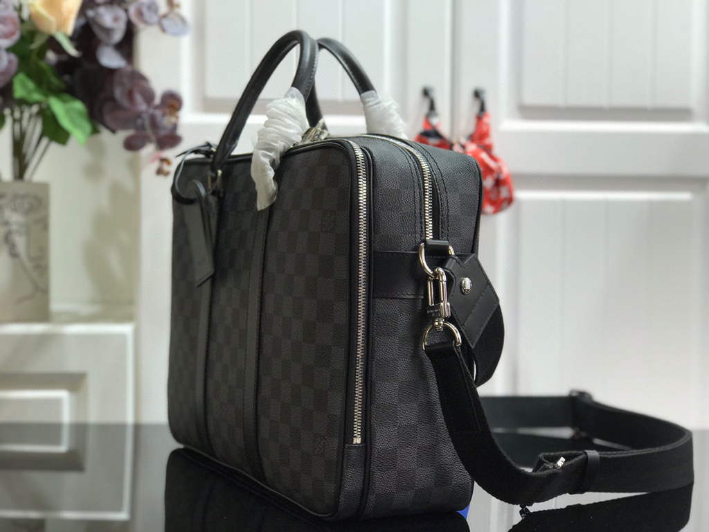 Louis Vuitton N40007 LV M43423 Porte Documents Voyage Damier