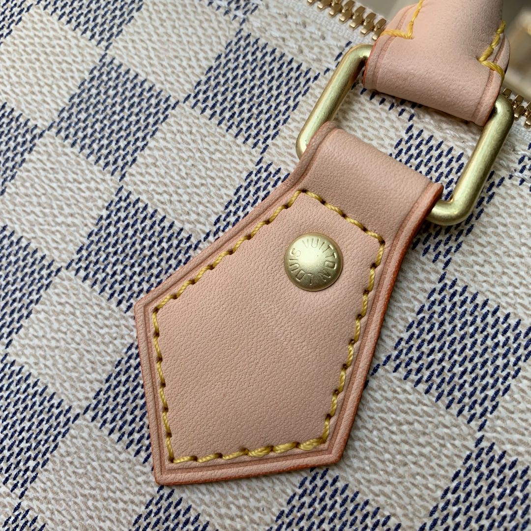 LV N41372 Louis Vuitton Speedy 35 Damier Azur N41366