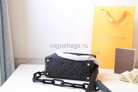 LV M44480 Louis Vuitton Mini Soft Trunk Monogram Black M44735 Bag