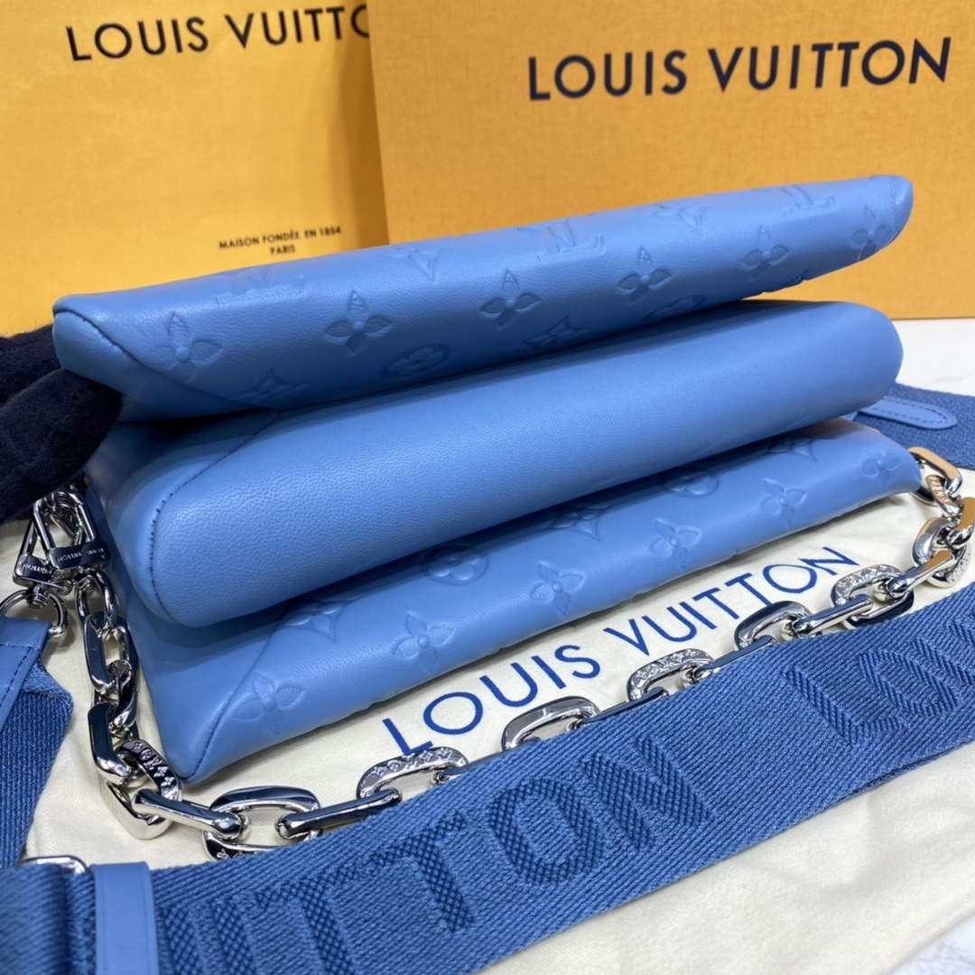 LV M21282 Louis Vuitton Coussin PM Bag navy blue