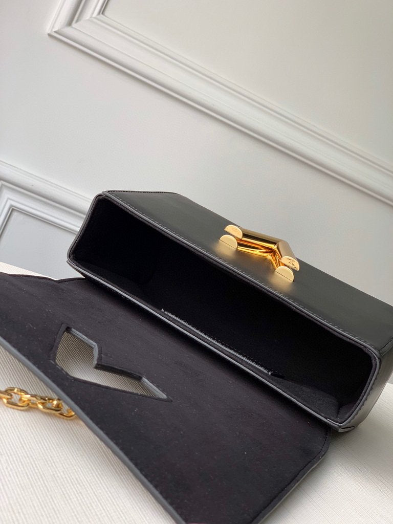 LV M50282 Louis Vuitton M57517 Twist MM shoulder Epi bag Black and Monogram