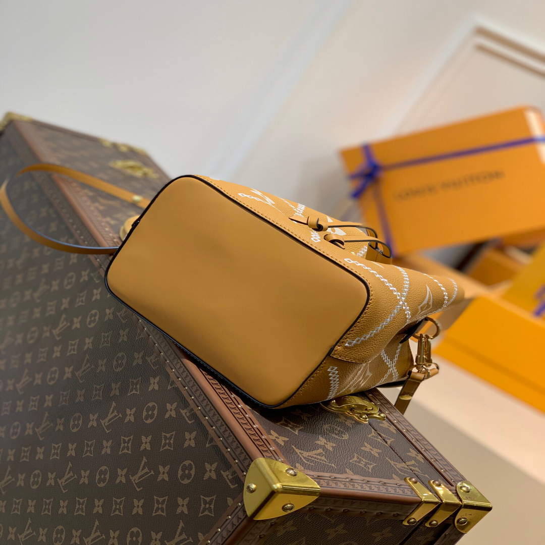LV M46023 Louis Vuitton NONO BB Bucket Bag Brown