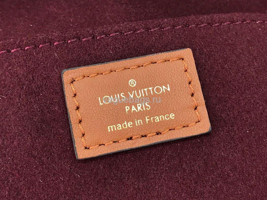 LV M69846 Louis Vuitton Since 1854 Petit Sac Plat Bag Bordeaux Red